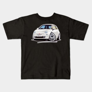 Fiat 500 White Kids T-Shirt